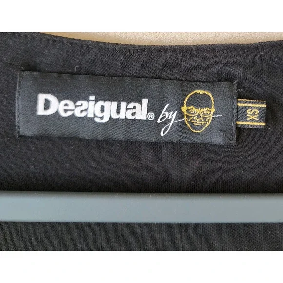 Desigual by Christian Lacoix XS pleated mesh waist Artsy Boho Festival floral - Picture 11 of 16